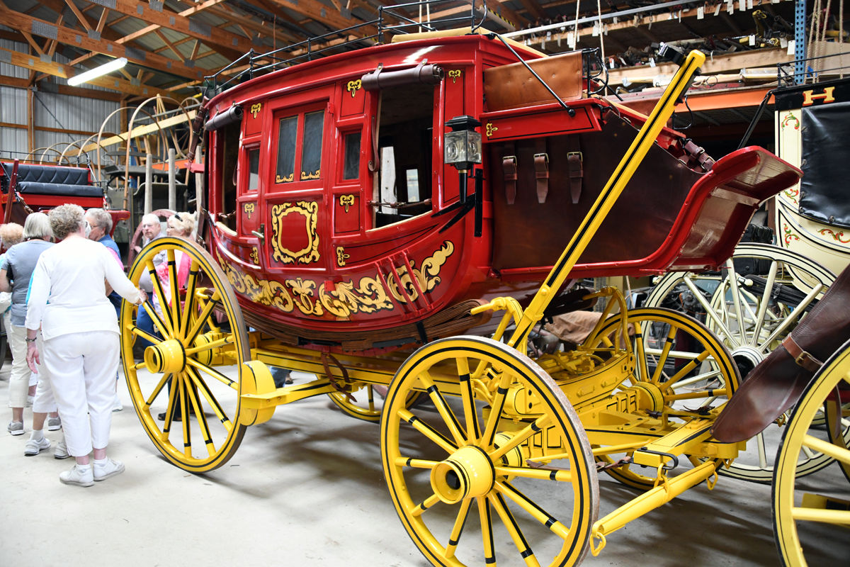 111 Wells Fargo Wagon at the Wheel and Wagon Shop in SD..JPG